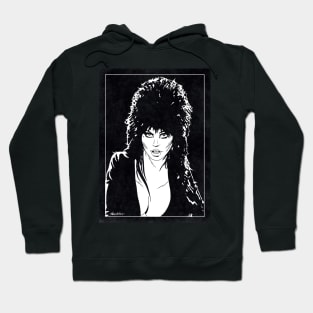 ELVIRA - MISTRESS OF THE DARK (Black and White) Hoodie